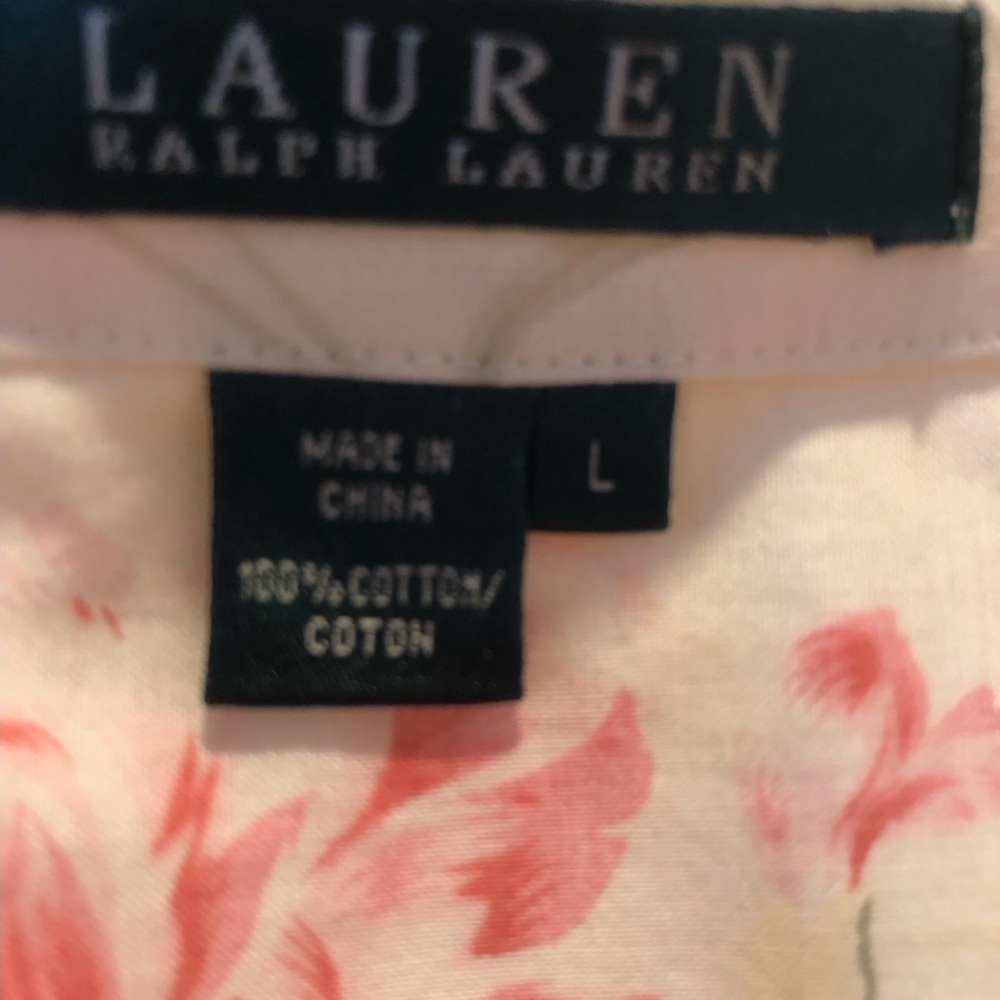 Lauren Ralph Lauren Floral Button-Up Shirt - Picture 3 of 5
